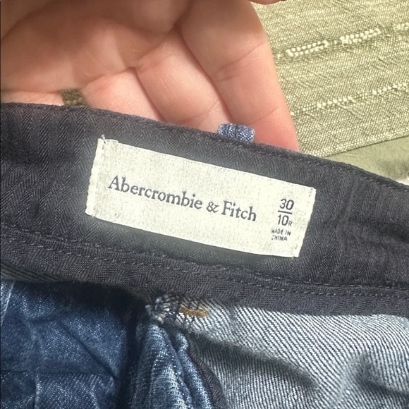 EUC Abercrombie & Fitch Sloane Tailored Jean Trousers Wide Leg size 30/10 - Picture 6 of 6